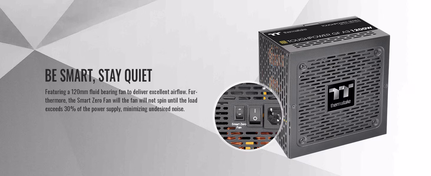 Thermaltake GF A3 1200W Gold PSU | ATX 3.0 & PCIe 5.0