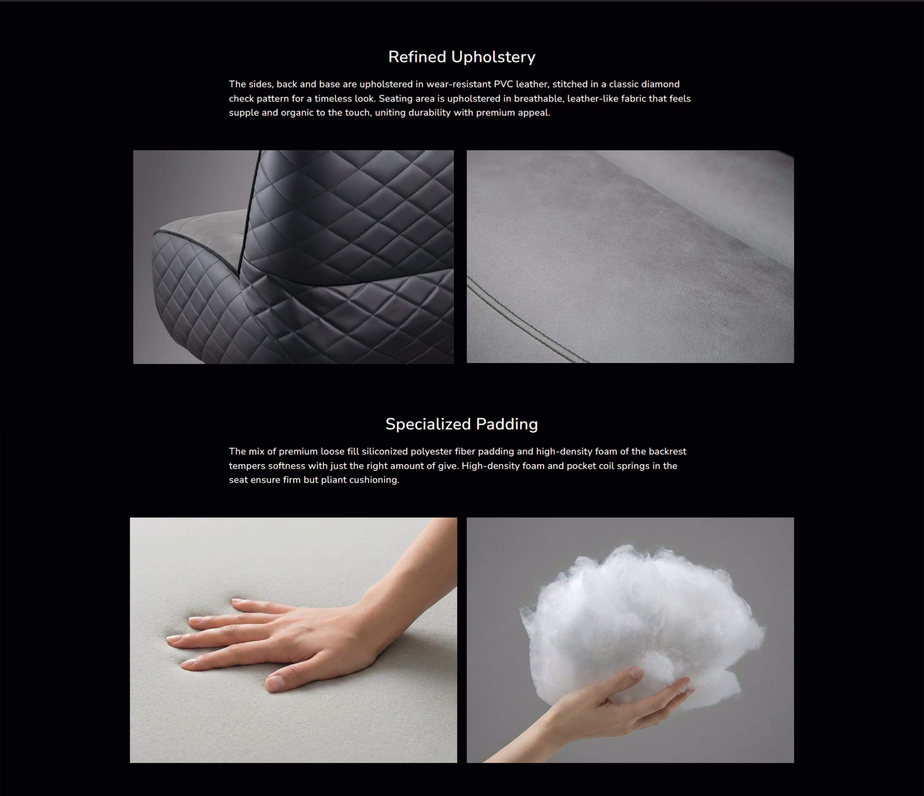 Cougar Overlord Neo gaming swivel sofa in black and orange featuring a reclining backrest, steel swivel base, and side storage pockets. image overview