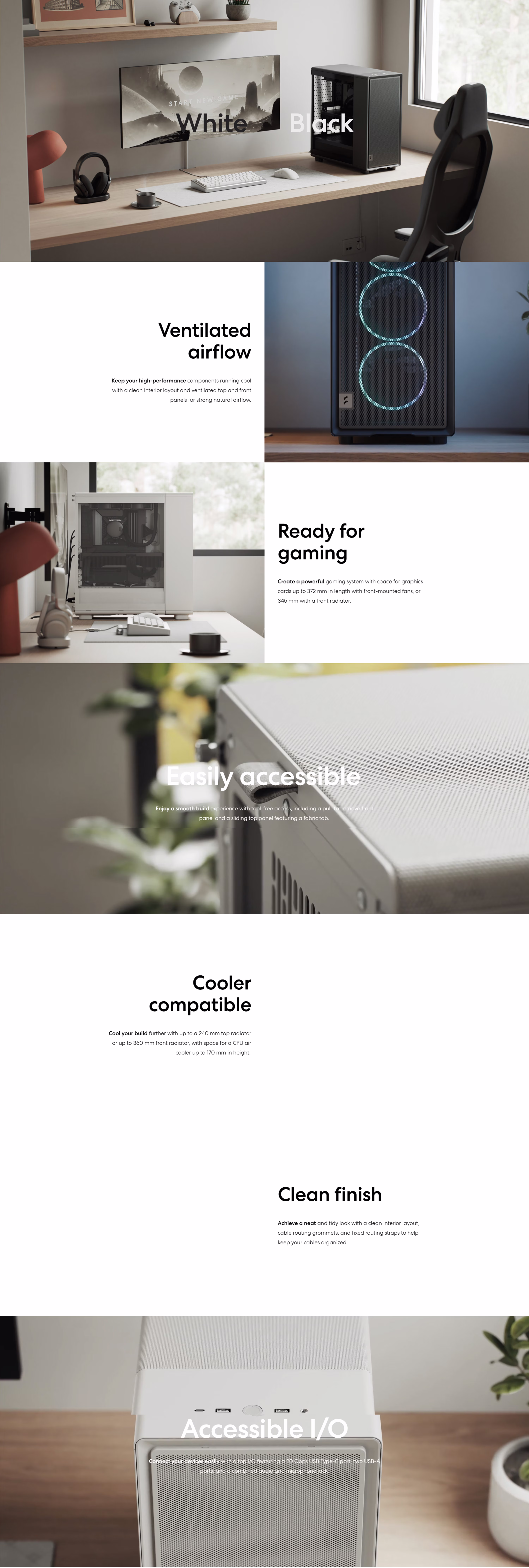 Fractal Epoch Black Solid Case overview