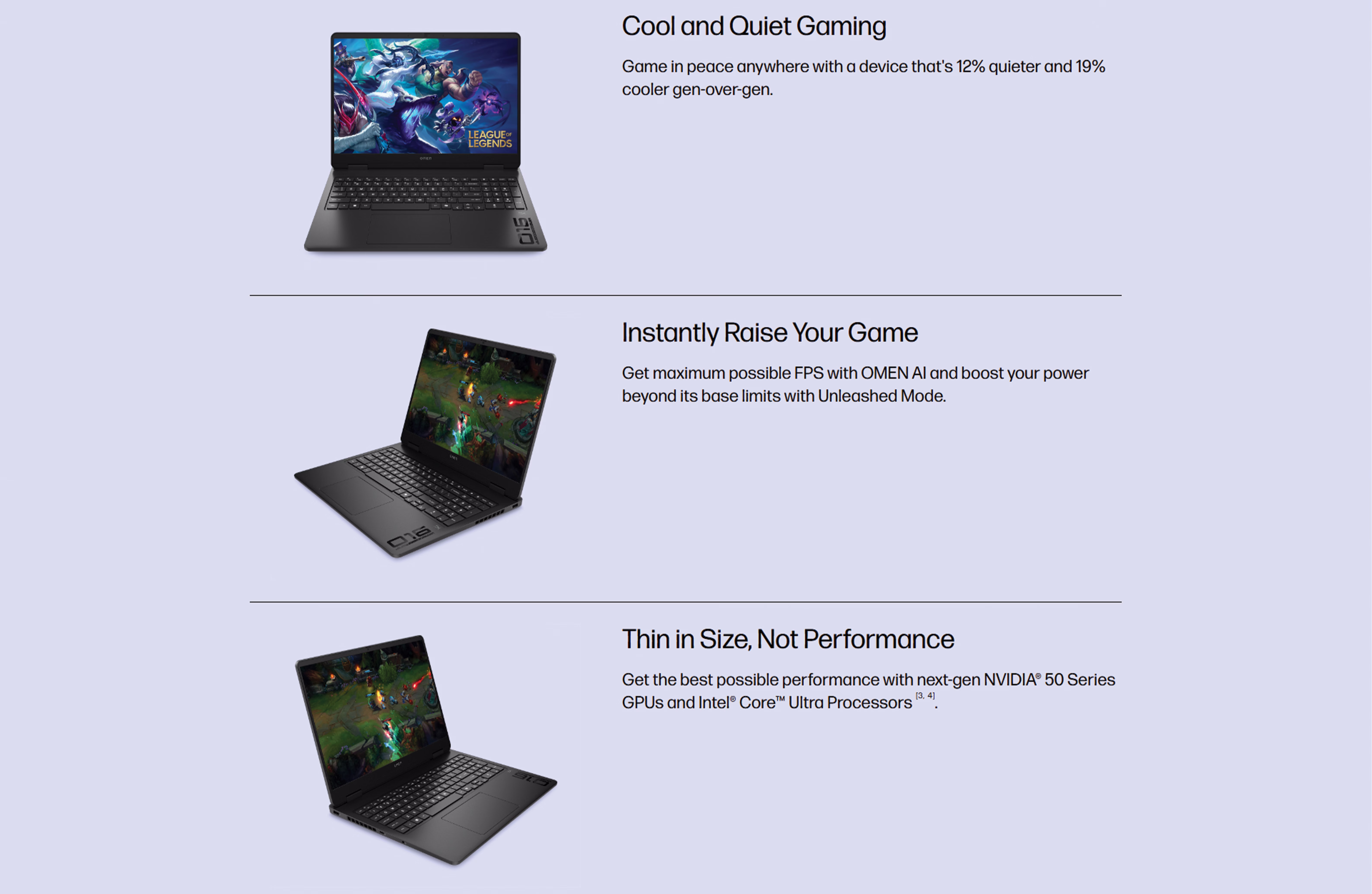 HP OMEN Slim 16  FreeDOS 3.0  RTX 5070  English Keyboard PRODUCT DESCRIPTION IMAGE
