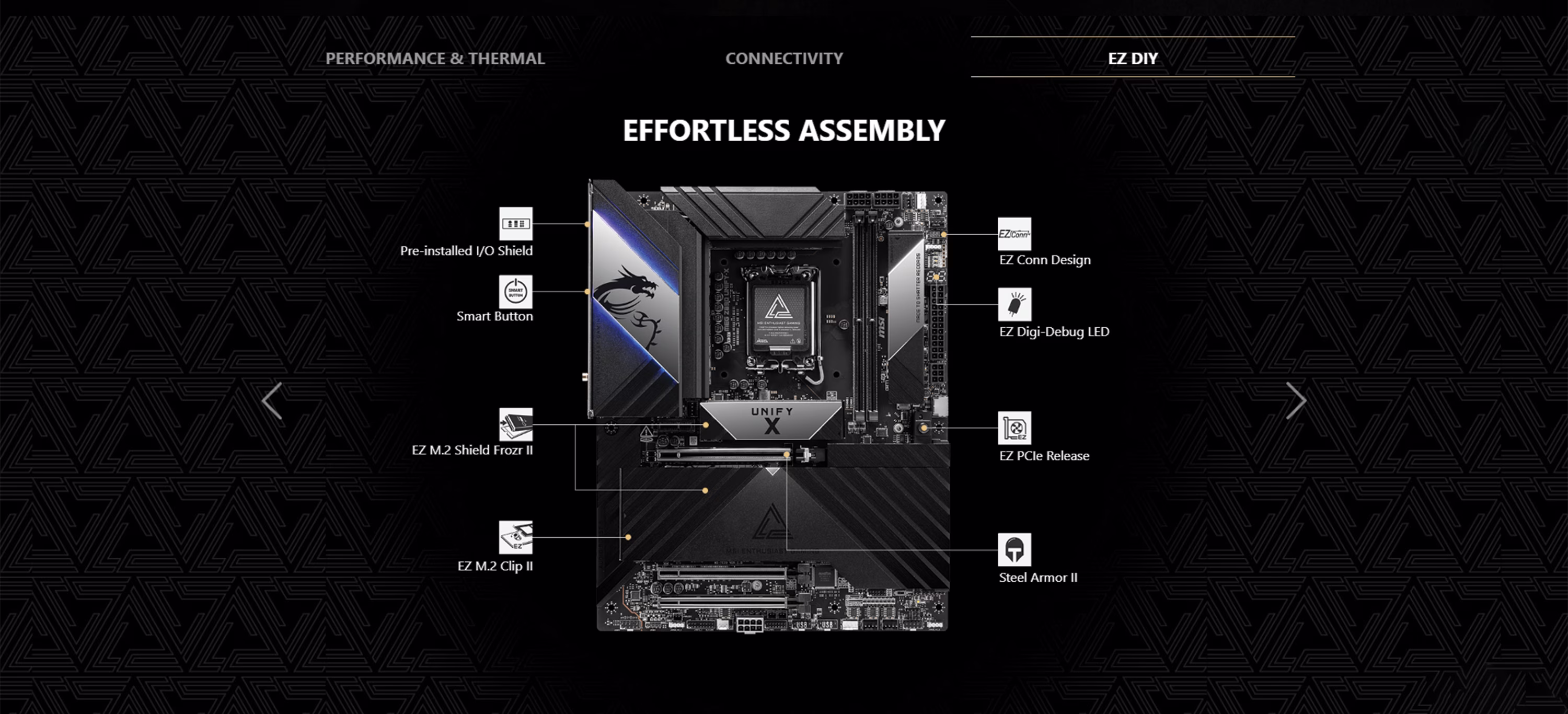 MSI MEG Z890 Unify-X LGA 1851 ATX Motherboard