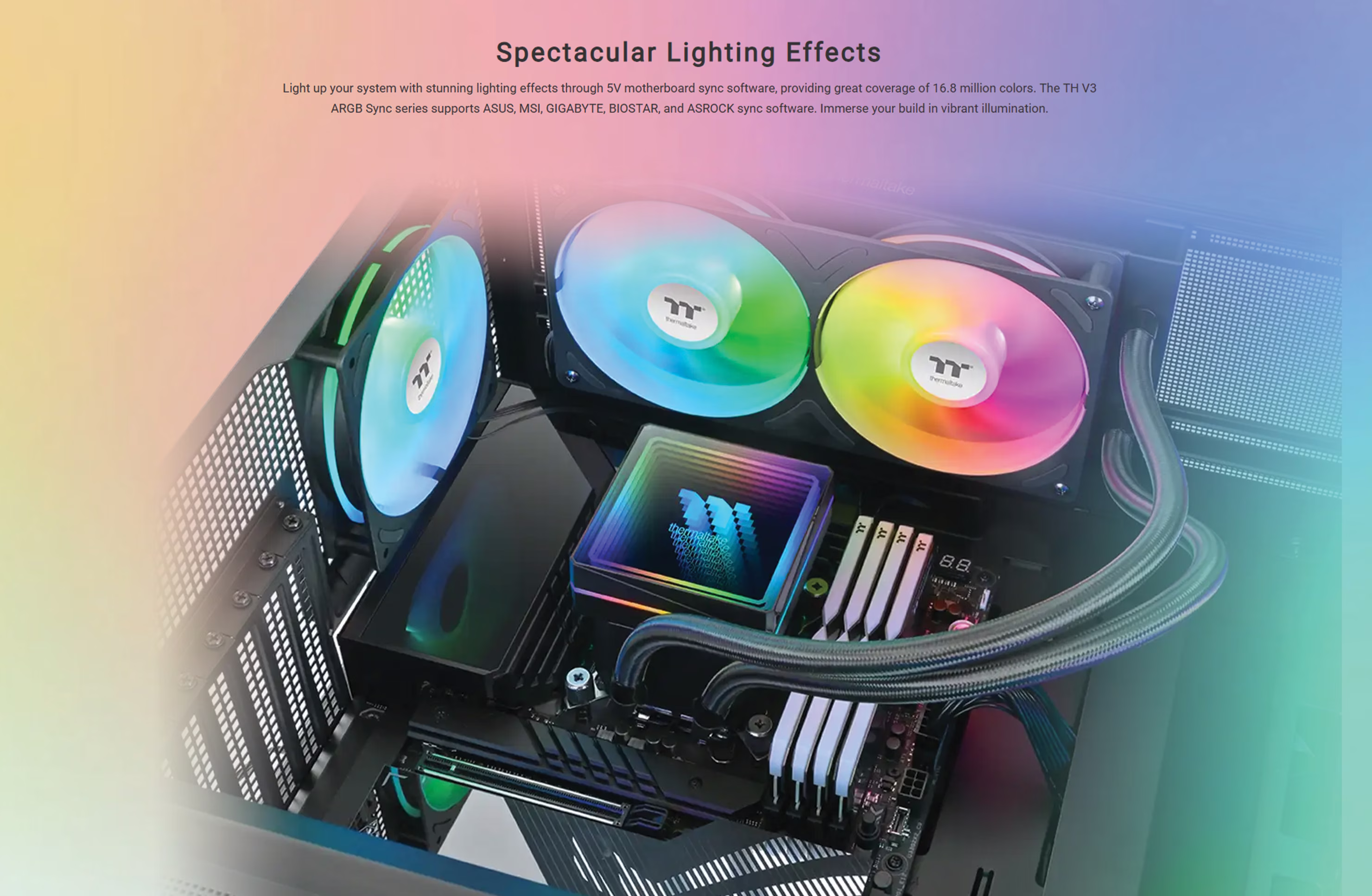 ync AIO Liquid CPU Cooler PRODUCT OVERVIEW