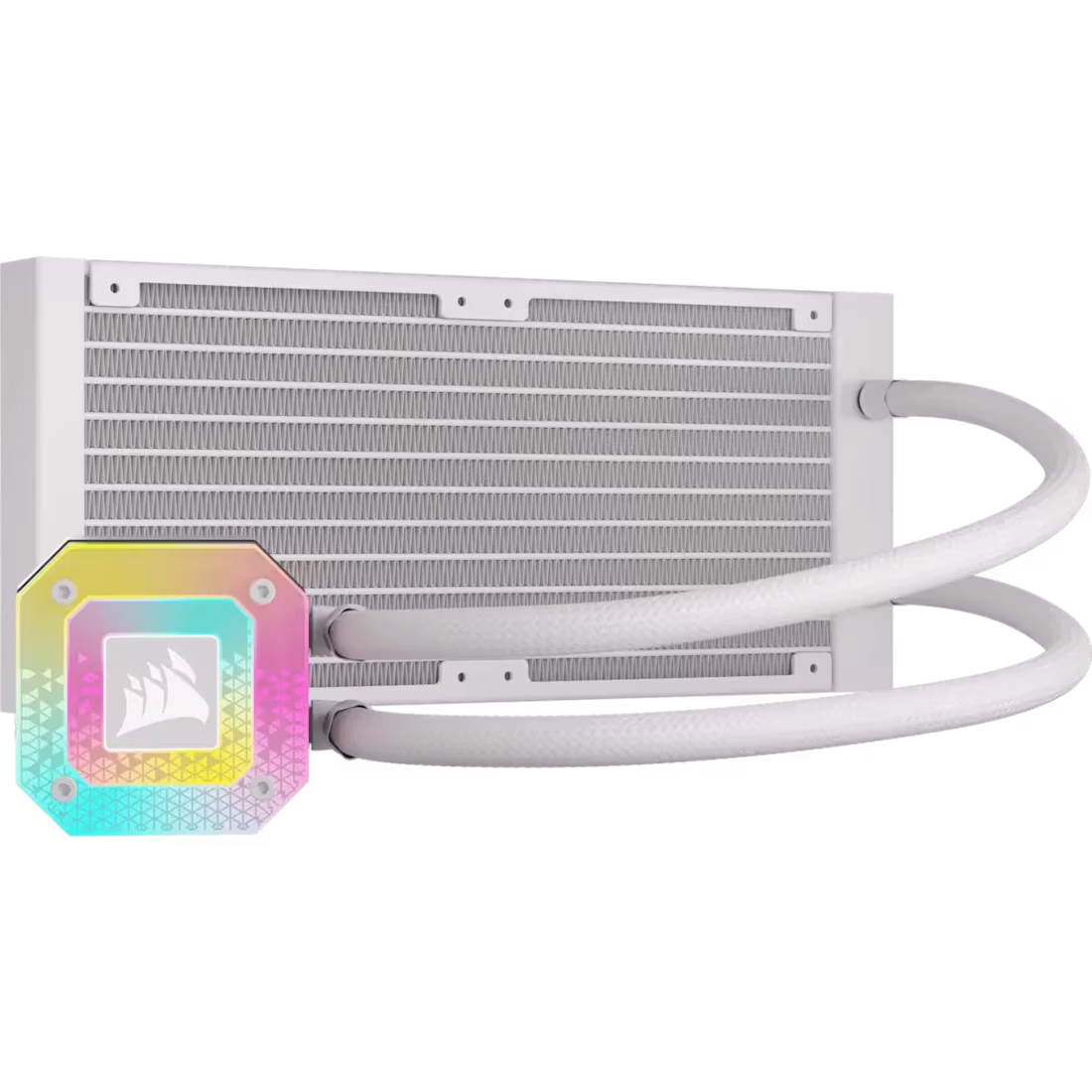 CORSAIR H100i ELITE CAPELLIX XT  240mm White AIO Cooler, AF RGB ELITE Fans, CAPELLIX LEDs | CW-9060072-WW thumbnail 3