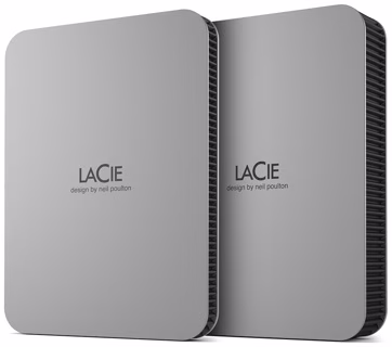 LACIE 5TB EXTERNAL MOBILE DRIVE SECURE PORTABLE HARD DRIVE, image
