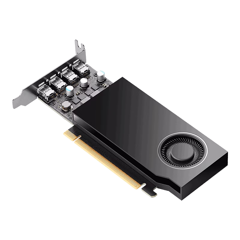 PNY NVIDIA RTX A400 Graphic card, 4 GB GDDR6, 64-bit 96 GB/sec, 8.7 Billion Transistors, 768 CUDA Cores, 24 Tensor Cores, 6 RT Cores, 4x mDisplayPort,  Single Slot | VCNRTXA400ATX-PB thumbnail 7