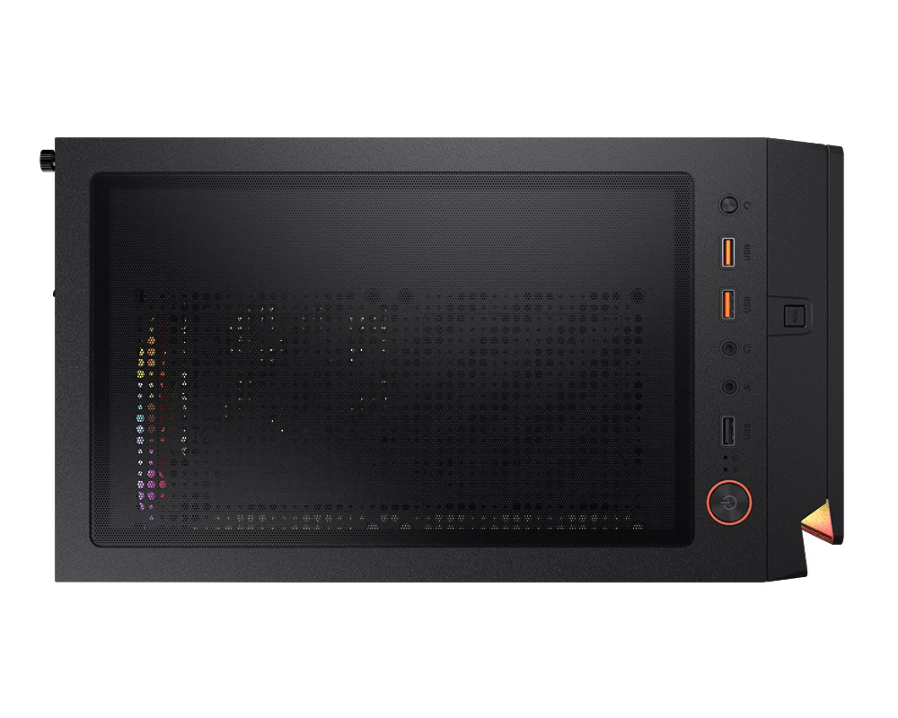  Cougar Purity RGB Mini Tower Case, 3mm Hinged Tempered Glass Panel, 1x Pre-Installed aRGB Fan, Up to 5xFan & 240mm Radiator Support, Black | 385PC40.0002 thumbnail 8