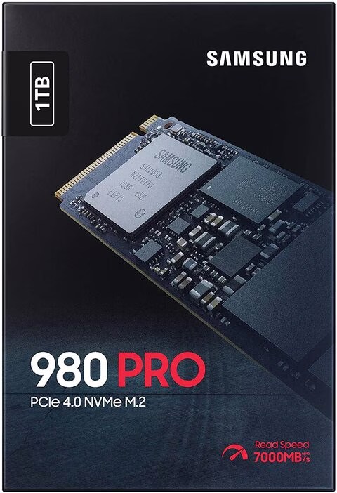 SAMSUNG 980 PRO PCIE 4.0 NVME M.2 1TB SSD 7000MB/S  mn-mz-v8p1to -MZ-V8P1TOBW /8806090295546 thumbnail 2