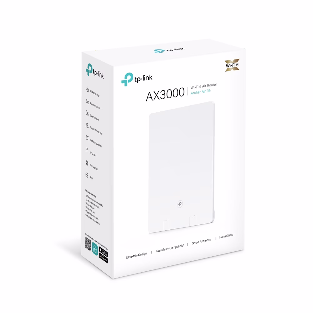 TP-Link Archer Air R5 AX3000 Dual-Band Wi-Fi 6 Air Router thumbnail 2