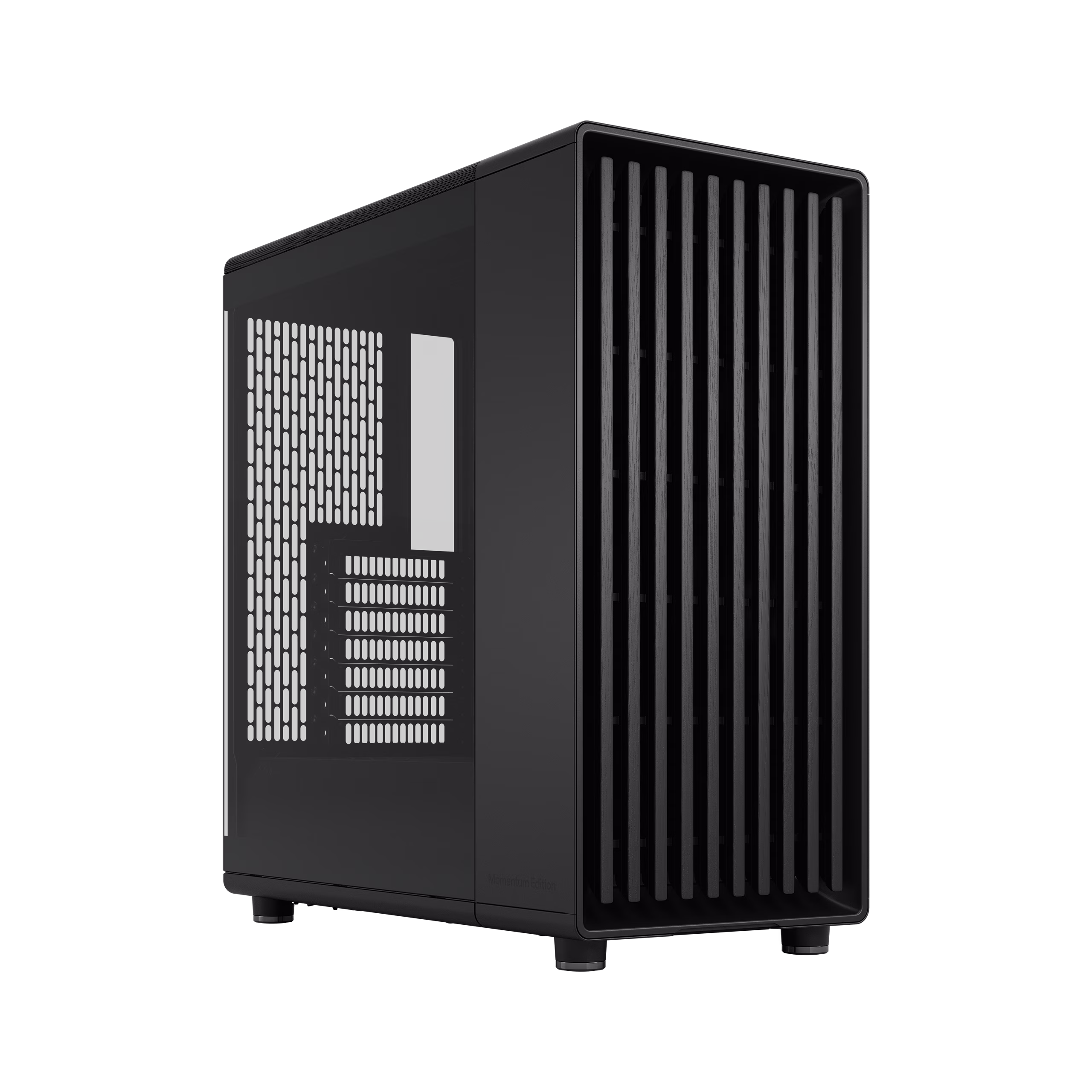 Fractal Design North Momentum Edition, Black TG, Genuine Blackened Oak Front, 3x Momentum 12 Fans, Mid-Tower ATX Case |  FD-C-NOR1C-05 thumbnail 2