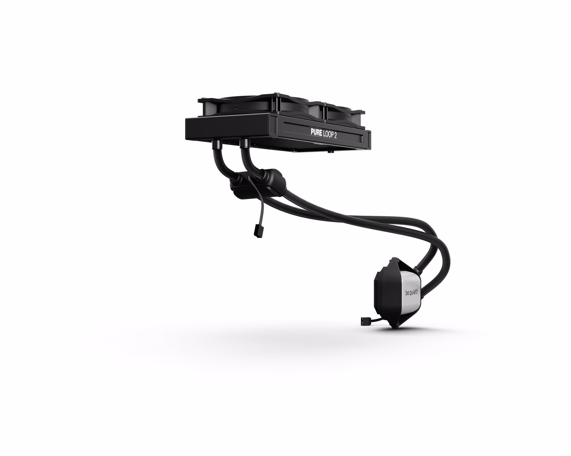 be quiet! Pure Loop 2 280mm AIO Liquid CPU Cooler, Dual Pure Wings Fans, ARGB Block, Doubly Decoupled PWM Pump, Refillable Design | BW018 thumbnail 4