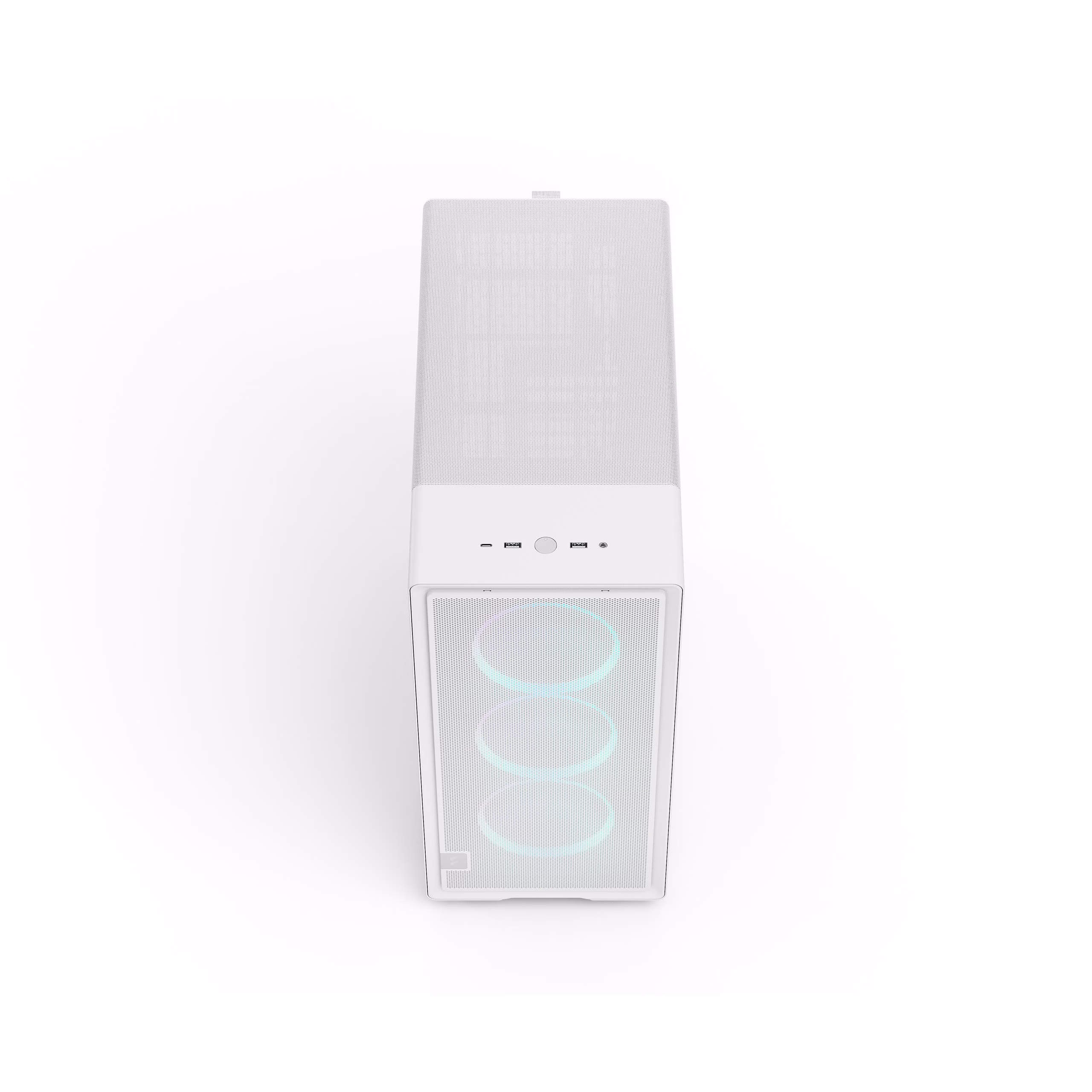 Fractal Design Epoch White TG RGB Clear Tint ATX Mid-Tower Case, High-Airflow Mesh, 3x Momentum 12 RGB Fans, USB-C 20Gbps, White | FD-C-EPO1A-05 thumbnail 5