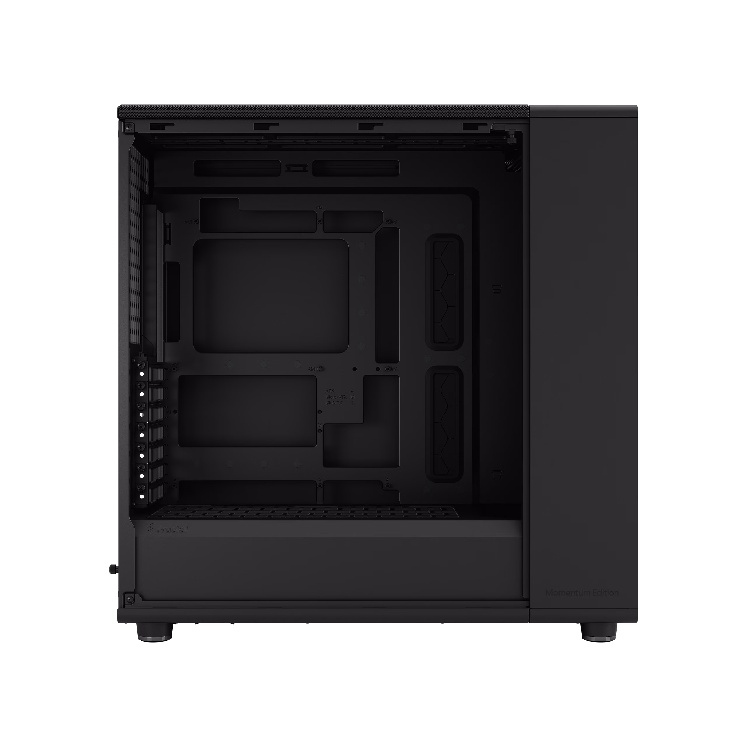 Fractal Design North XL Momentum Edition Case, Black TG Light Tint, Blackened Oak Front, E-ATX Support | FD-C-NOR1X-07 thumbnail 5