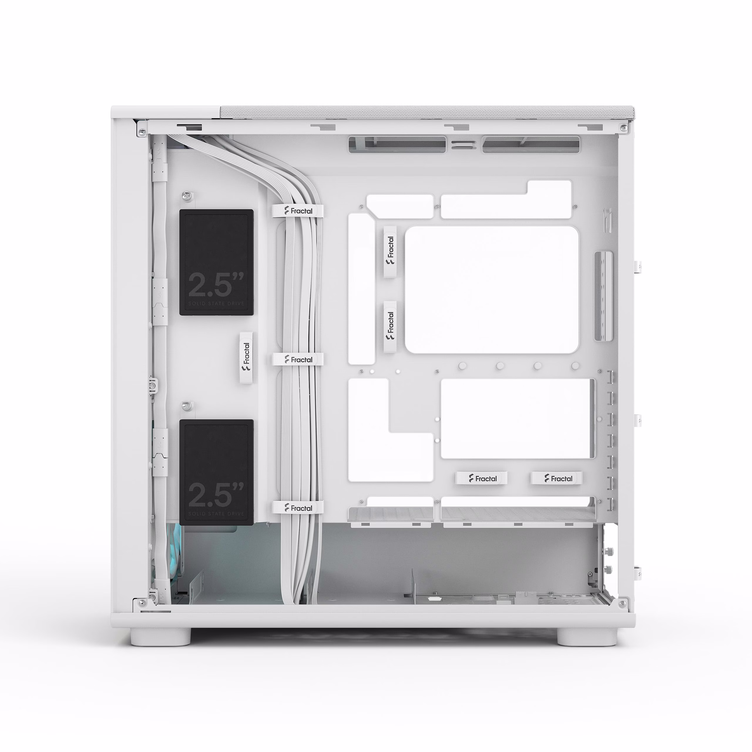 Fractal Design Epoch XL White TG RGB Clear Tint E-ATX Full-Tower Case, Rear-Connector MB Support, 3x Momentum 14 RGB Fans, USB-C 20Gbps, White | FD-C-EPO1X-05 thumbnail 6