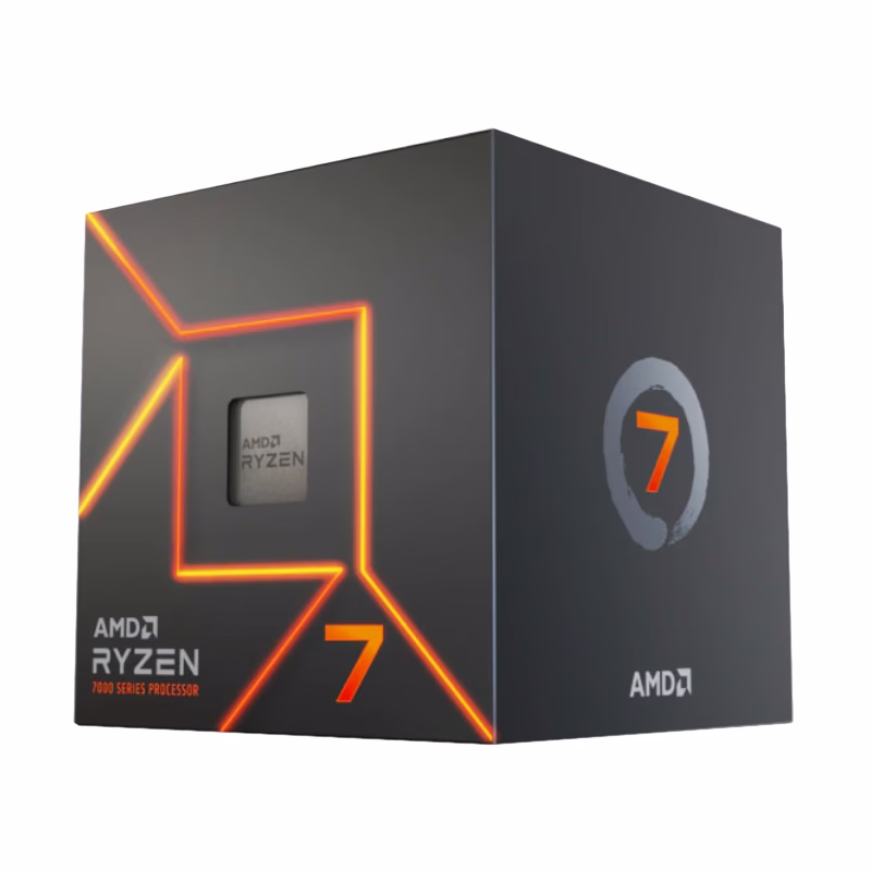 AMD 7700X RYZEN7 8CORE,16 TREAD GAMING PROCESSOR 5.4 GHZ MAX BOOST,4.5 GHZ BASE 40 MB CACHE,UNLOCKED, SOCKET AM5,COOLER NOT INCLUDED,730143314428 thumbnail 3