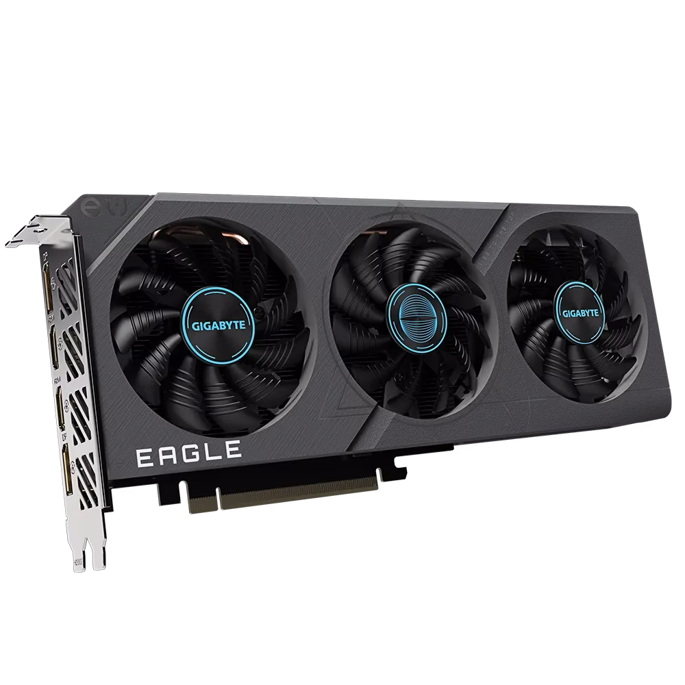 GIGABYTE GeForce RTX 4060 EAGLE OC Graphics Card, 8GB GDDR6 128 bit Memory, 2505 MHz Core Clock, 3072 CUDA Cores, 17Gbps Memory Clock, PCI-E 4.0, DP 1.4a *2 HDMI 2.1a *2 | GV-N4060EAGLE OC-8GD thumbnail 4