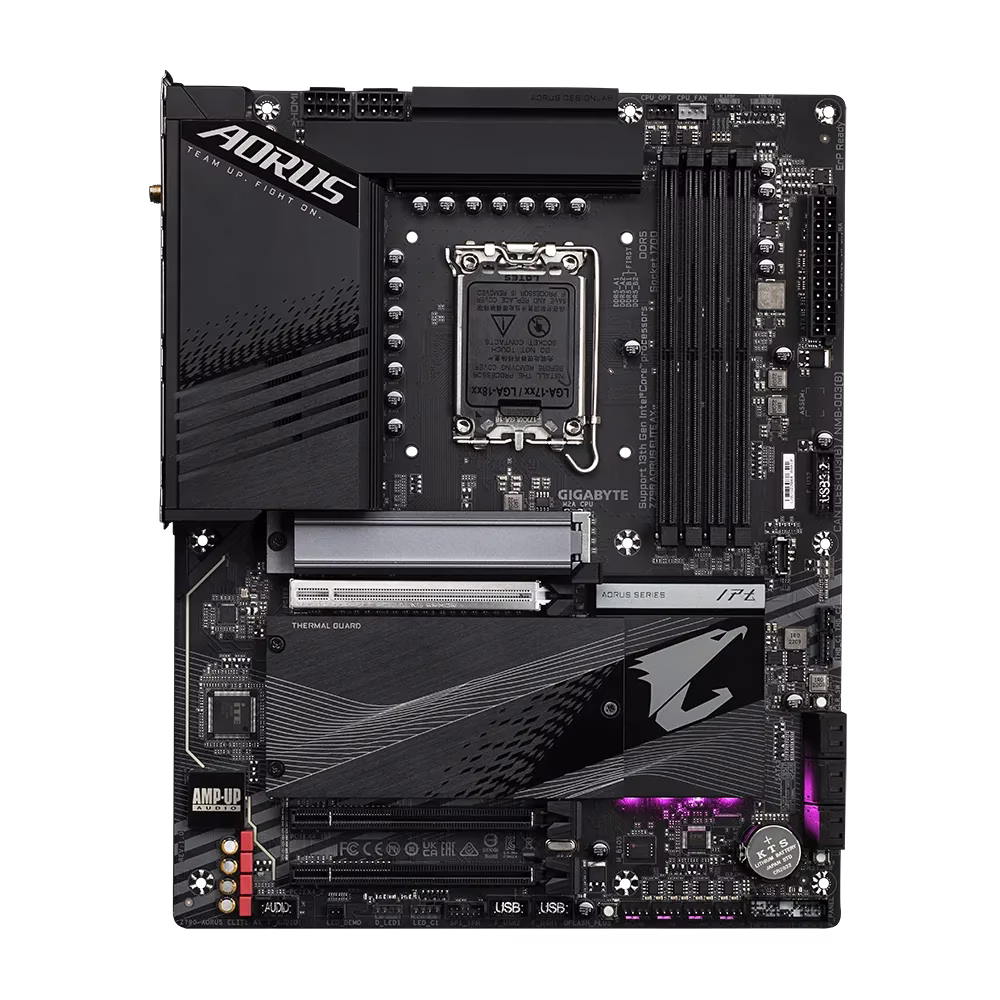 Gigabyte Z790 Aorus Elite AX Rev1 DDR5 LGA1700 ATX Motherboard | Z790-AORUS-ELITE-AX thumbnail 2