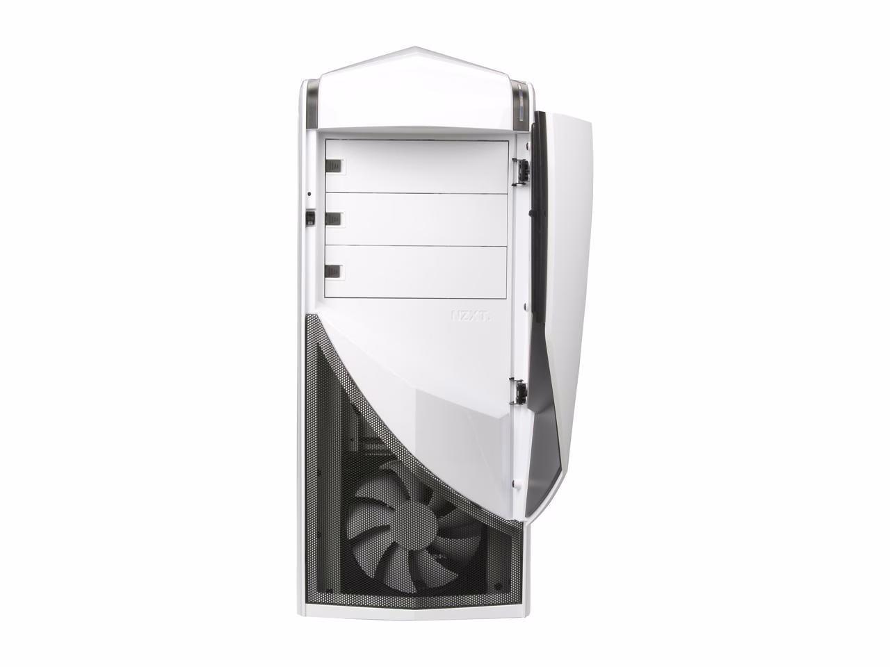 NZXT P240 GAMING COMPUTER CASE| MATTE BLACK/ORANGE thumbnail 3