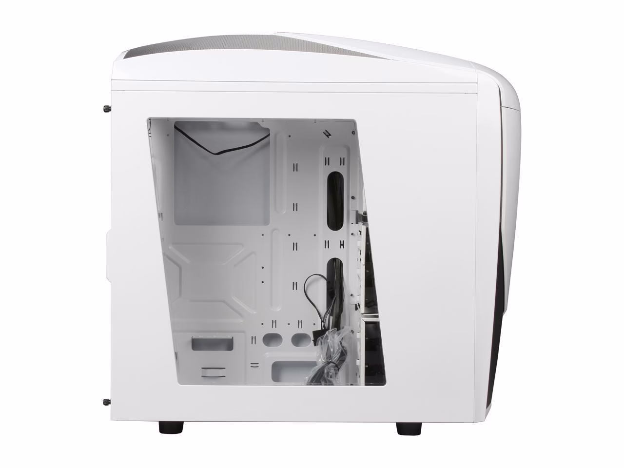 NZXT P240 GAMING COMPUTER CASE| MATTE BLACK/ORANGE thumbnail 4