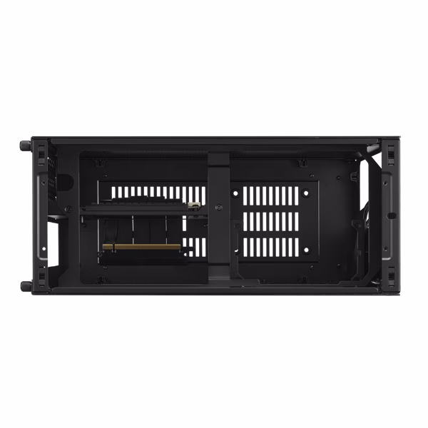 Lian Li A4 H2O PCIE 4.0 Mini-ITX Aluminum Case, 3 Expansion Slots, 2.5" Drive Bays, Up To 240mm Radiator Support, 120mm Fan Support, Max 55mm CPU Cooler Clearance, Black | G99.A4H2OX4.00 BL thumbnail 3