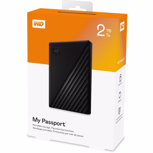WD My Passport 5TB USB External Hard Disk image