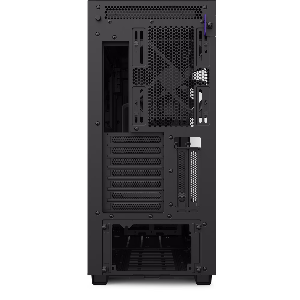 NZXT H710i ATX Mid Tower PC Gaming Case, Front I/O USB Type-C Port, Vertical GPU Mount, Integrated RGB Lighting, Water-Cooling Ready, White/Black | CA-H710i-W1 thumbnail 4