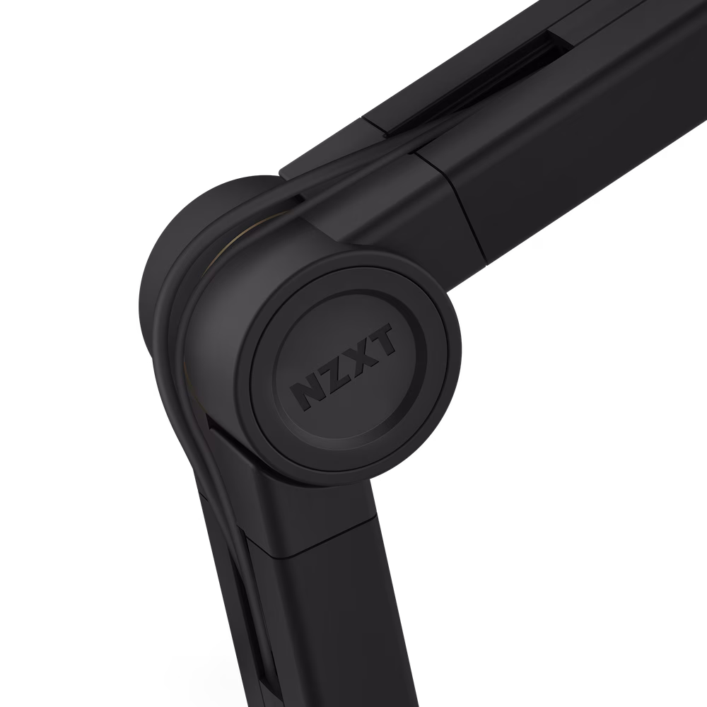 NZXT Boom Arm Low Noise Microphone, Thread US Standard 5/8", Discreetly Store USB & XLR Cables, Smooth and Silent, Cable Channel Covers, Black | AP-BOOMA-B1 thumbnail 3