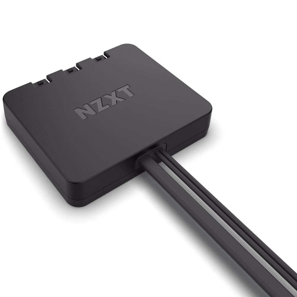 Nzxt F120 RGB Core Triple Pack 3 X 120mm Hub-Mounted RGB Fans & Controller - Black | RF-C12TF-B1 thumbnail 2