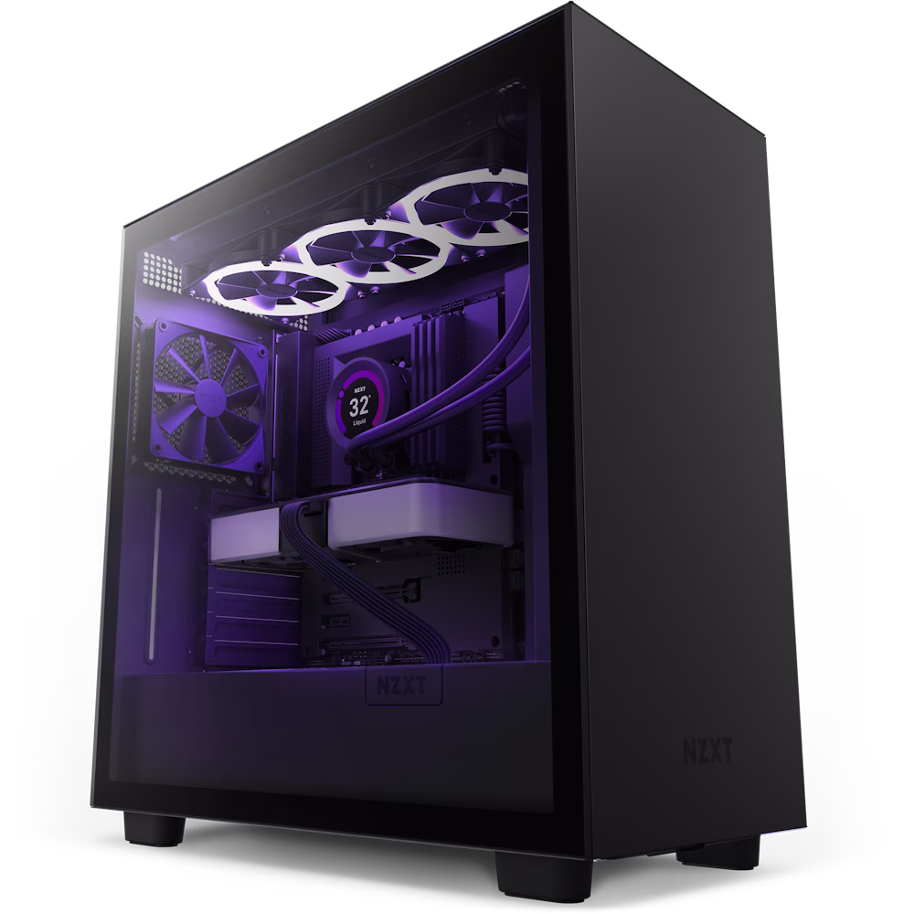 NZXT H7 V1 ATX Mid Tower Gaming Case - Black | CM-H71BB-01 thumbnail 5