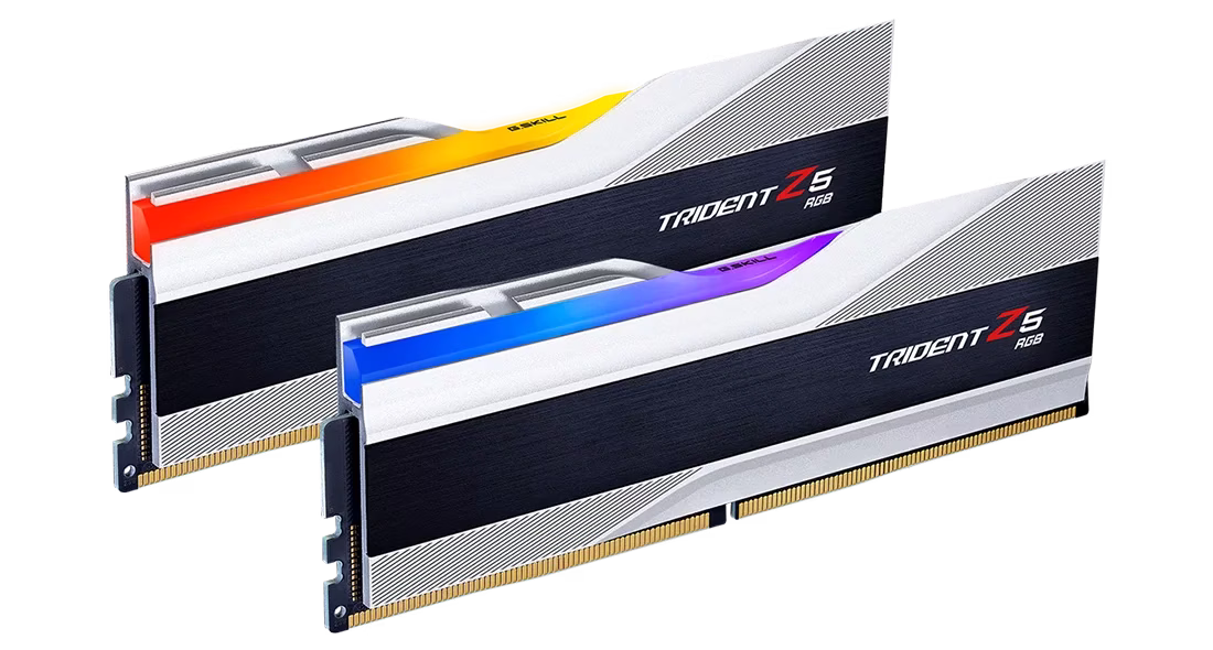 GSKIL TRIDENT Z5 RGB 7200 32GB 2*16GB INTEL XMP READY,SILVER,F5-7200J3445G16GX2-TZ5RS,4713294230232,848354040231 image