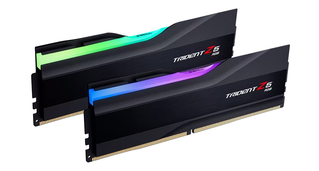 GSKIL TRIDENT Z5 RGB 7600 DDR5 RAM 32GB 2*16GB INTEL XMP BLACK,F5-7600J3646G16GX2-TZ5RK,4713294230317,848354040316 thumbnail 2