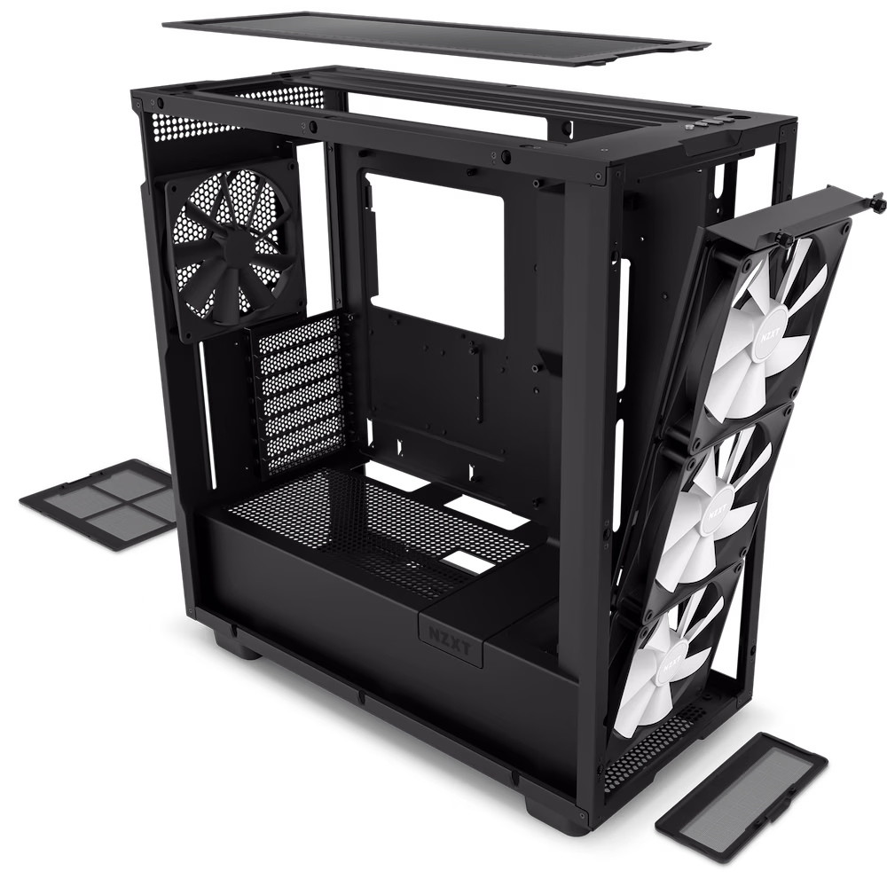 NZXT H7 ELITE PREMIUM BLACK MID-TOWER GAMING CASE | CM-H71EB-02 thumbnail 5