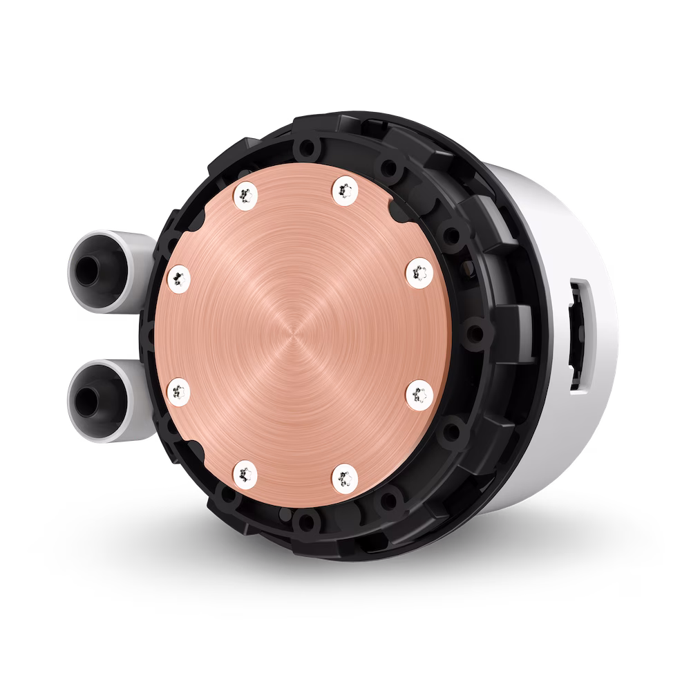 NZXT Kraken Elite 360 RGB AIO Liquid CPU Cooler, 360mm Alumnum Radiator, 2.36" LCD Display, 3x 120mm PWM Fans, 1800 RPM Fan Speed, 78.86 CFM Airflow, 15.7" Nylon Rubber Tubing, White | RL-KR36E-W1 thumbnail 4