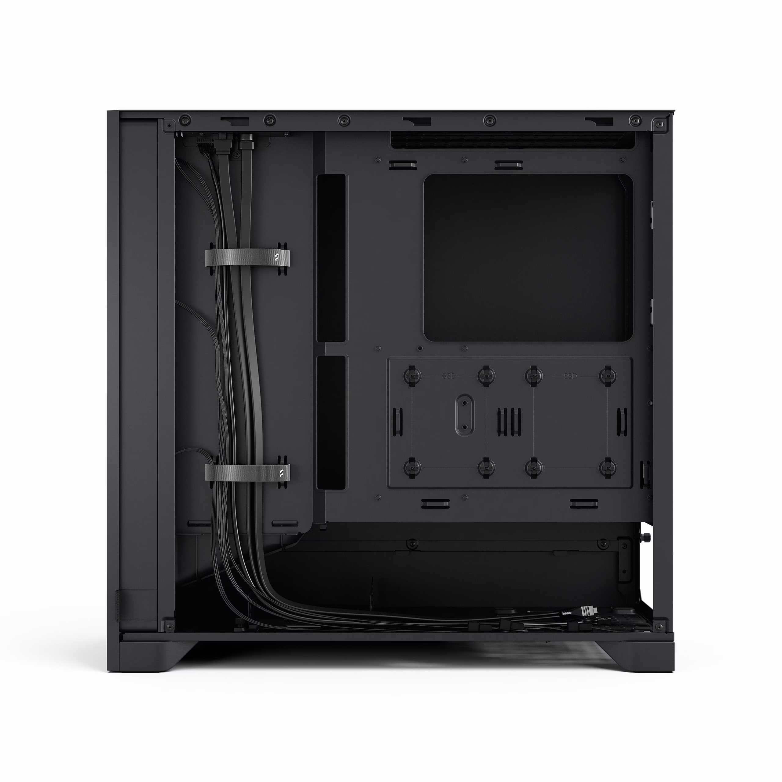 Fractal Design Pop 2 Air Black Solid ATX Mid-Tower Case, High-Airflow Mesh Front, 3x 120mm Fans, Steel Side Panel, Black | FD-C-POA2A-01 thumbnail 6