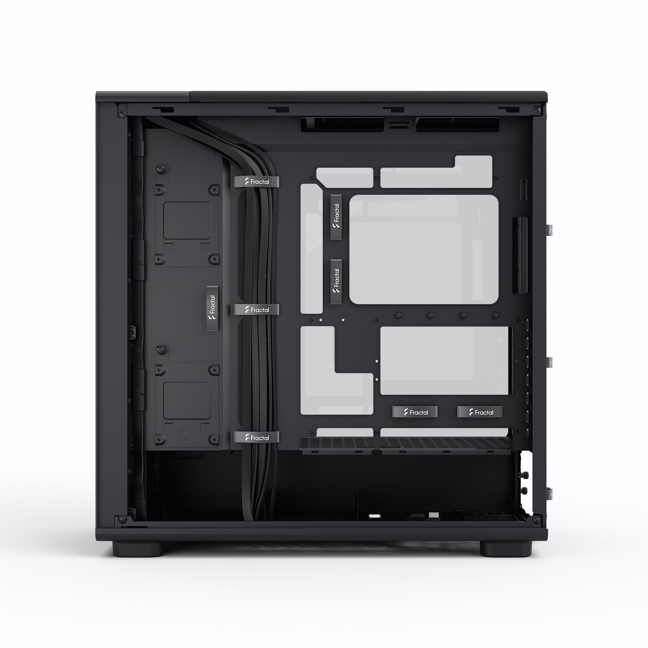 Fractal Design Epoch XL Black TG RGB Light Tint E-ATX Full-Tower Case, Rear-Connector MB Support, 3x Momentum 14 RGB Fans, USB-C 20Gbps, Black | FD-C-EPO1X-04 thumbnail 8