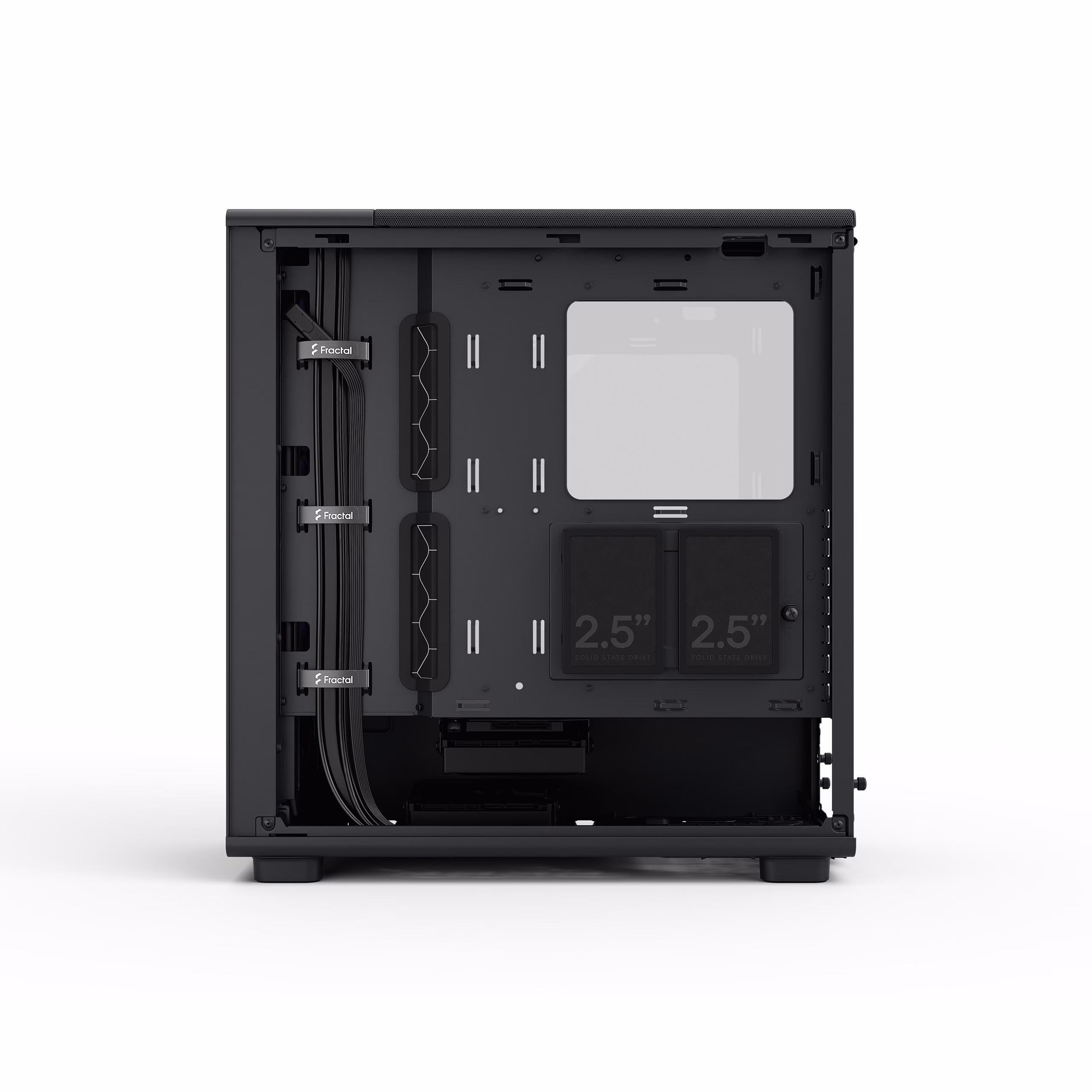 Fractal Design Epoch Black TG RGB Light ATX Mid-Tower Case, 270° Panoramic Mesh, 3x Momentum 12 RGB Fans, USB-C 20Gbps, Black Solid | FD-C-EPO1A-04 thumbnail 5