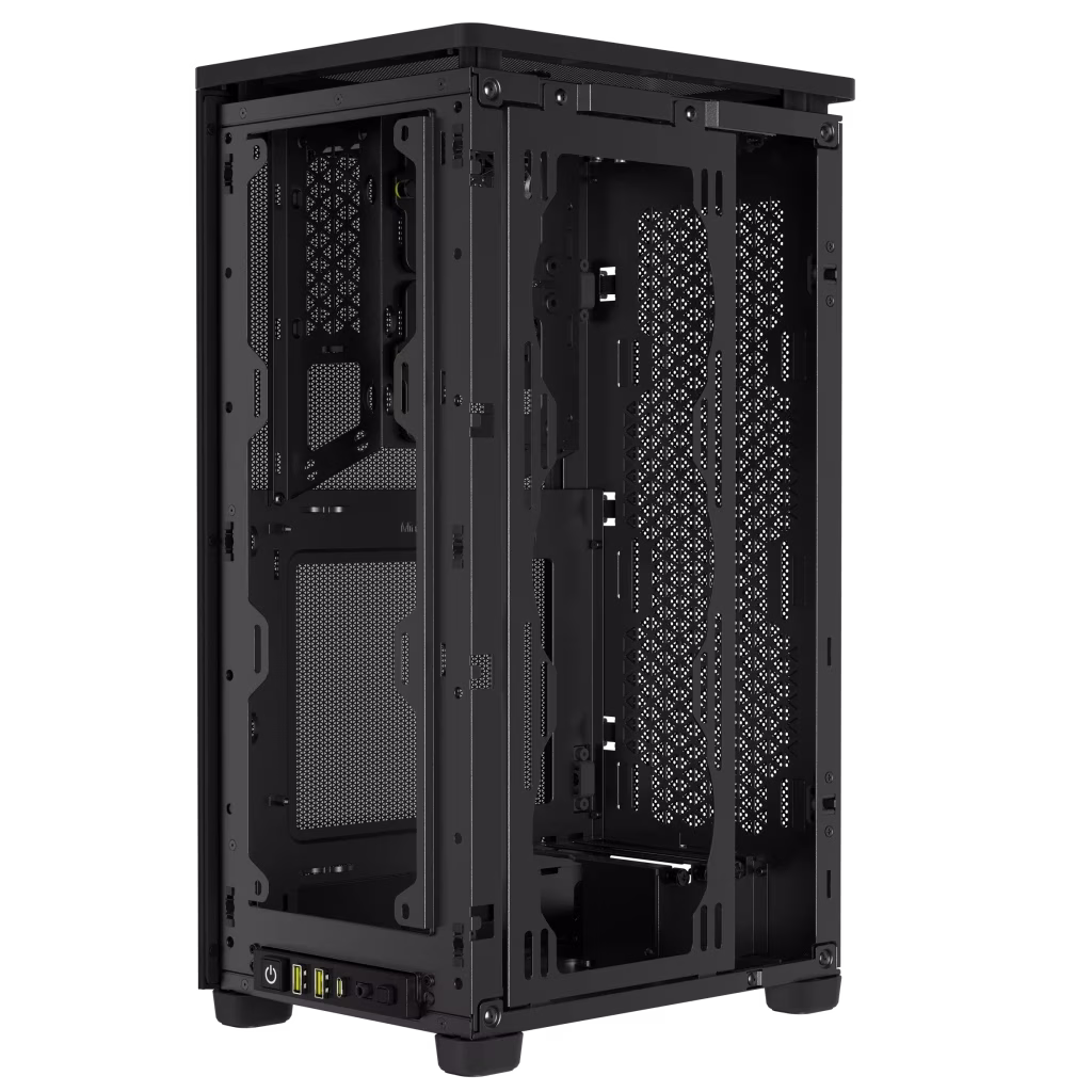 Corsair 2000D AIRFLOW Mini-ITX PC Case,  Steel Mesh Panel Front, Side, and Rear, 3x Drive Bays, 3x Expansion Slots,  Black | CC-9011244-WW thumbnail 4