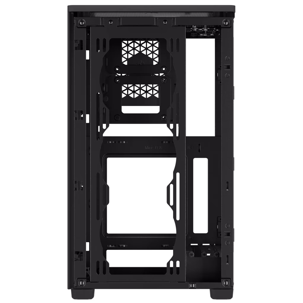 Corsair 2000D AIRFLOW Mini-ITX PC Case,  Steel Mesh Panel Front, Side, and Rear, 3x Drive Bays, 3x Expansion Slots,  Black | CC-9011244-WW thumbnail 5