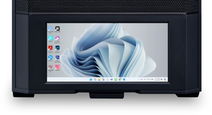 Ultimate Gaming & Pro Workstation PC, AMD Ryzen 9 9950X3D 16 Cores / 32 Threads, RTX 5080 16GB OC, 64GB (2x32GB) 6000MHz, 4TB NVMe, LCD Liquid Cooler, 1000W thumbnail 2