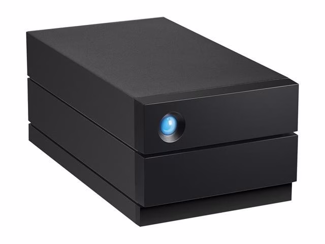 LaCie 2Big Raid 36TB USB-C External Hard Drive, Transfer Speeds up to 490 MB/s, 7200 RPM, For Mac and PC Desktop, Rescue Services, 2 x SATA 3.5" Drive Bays, Black | STHJ36000800 thumbnail 2