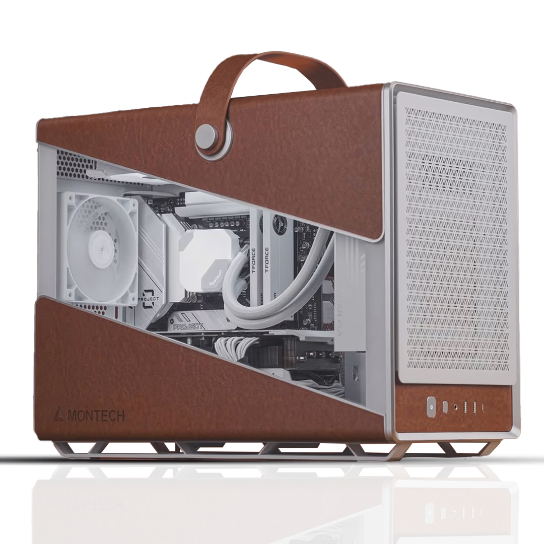Portable High-end White Gaming PC: Ryzen 7 7800X3D, RTX 5070 12GB, 32GB DDR5, 1TB NVMe – Buy Online