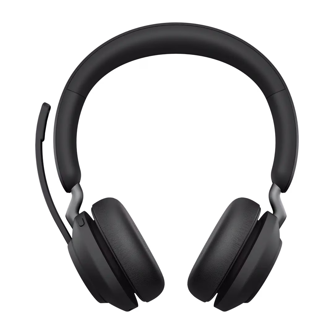 Jabra Evolve2 65 Wireless PC Headset with Charging Stand, Noise Cancelling Microsoft Teams Certified Stereo Headphones With Long-Lasting Battery, USB-A Bluetooth Adapter | 26599-999-989 thumbnail 4