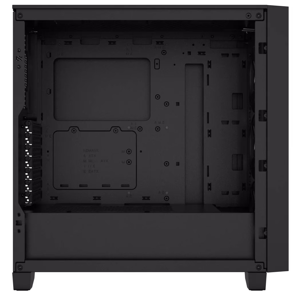 Corsair 3000D RGB AIRFLOW Mid-Tower PC Case, High-performance airflow optimized front panel, Tempered Glass,  3x Pre-fitted CORSAIR AR120 RGB fans, Fits four-slot graphics cards, 7x Expansion Slots, 5x Drive Bays, Black | CC-9011255-WW thumbnail 12