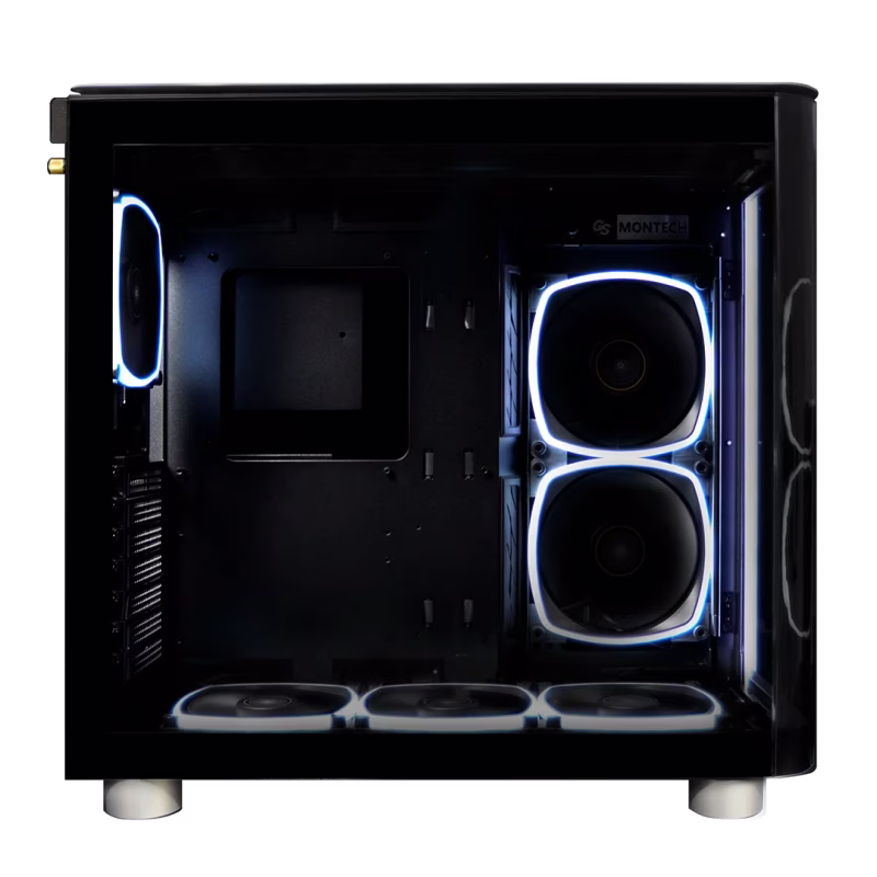 Montech KING 95 ULTRA GS Dual-Chamber Mid-Tower ATX Case - Silver | KING-95-Ultra thumbnail 5