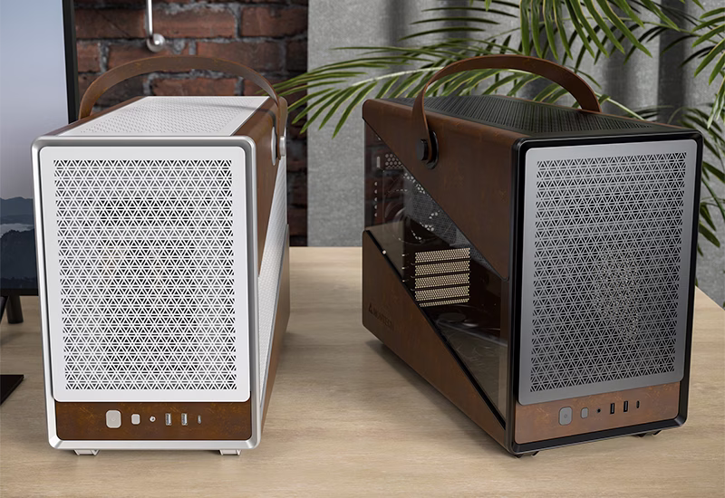 Portable High-end Gaming & Rendering PC: Core i7-14700F, RTX 5070 12GB, 32GB DDR5, Eco-Leather Finish Case thumbnail 2