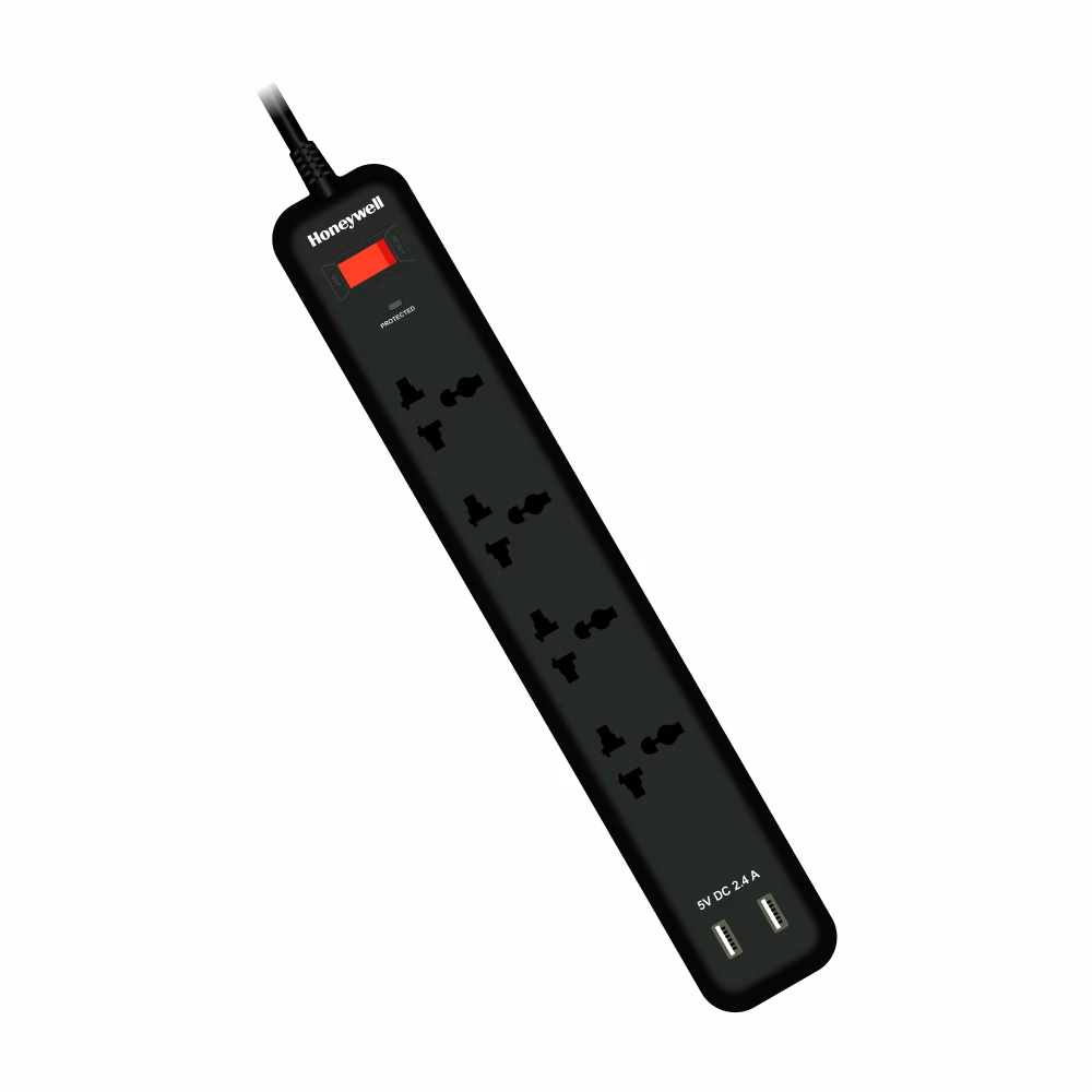 Honeywell 4 Socket Surge Protector with 2 USB thumbnail 5