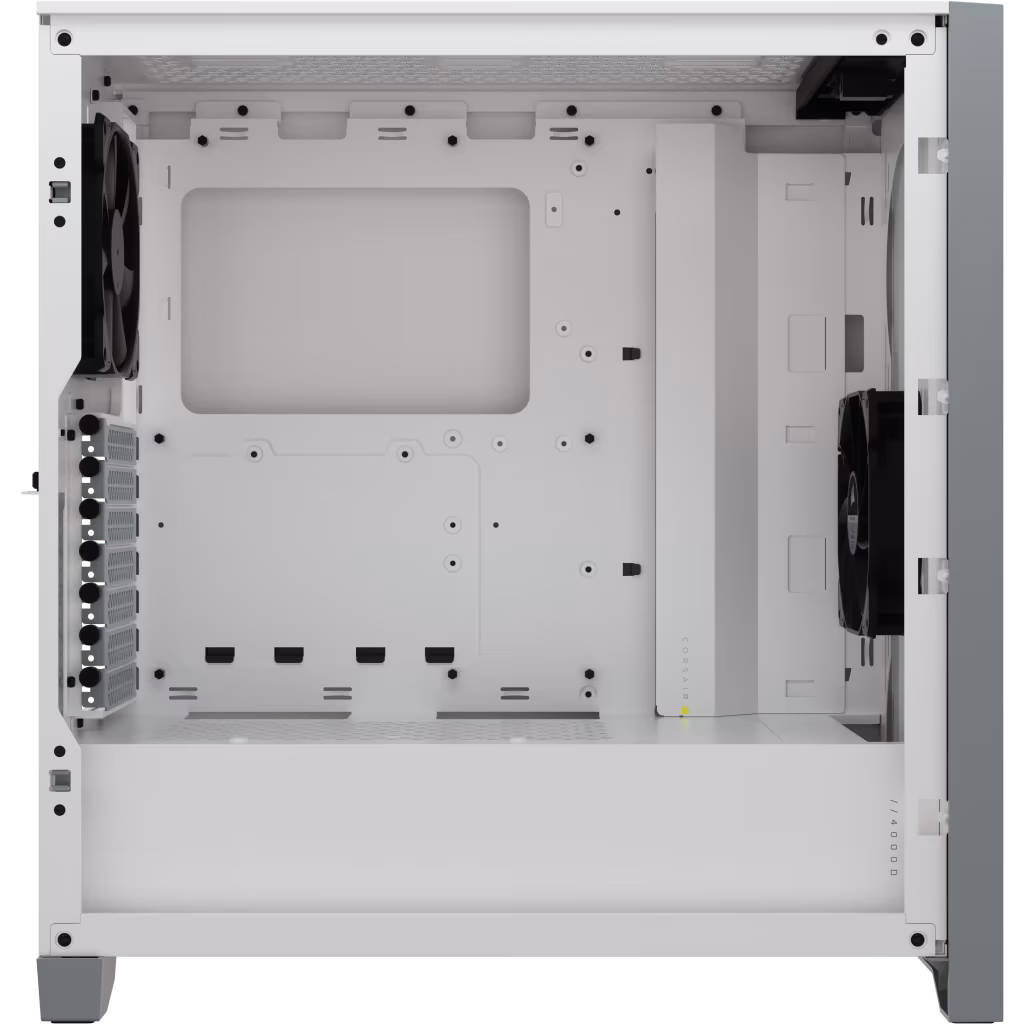 Corsair 4000D Tempered Glass Mid-Tower ATX Case, Steel, Tempered Glass, Plastic, Motherboard Support upto E-ATX, 4x Drive Bays, 9x Expansion Slots, White | CC-9011199-WW thumbnail 12