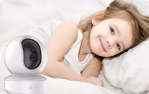 EZVIZ by HIKVISION |4MP QHD Resolution Indoor Smart WiFi Baby/Pet Monitor Camera |Smart Night Vision |360 Visual Coverage |Motion Detection Two-Way Talk |Micro SD Slot up to 256GB (TY1), White6941545605401 thumbnail 6