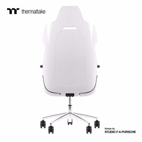 Thermaltake Argent E700 Real Leather Gaming Chair, Design by Studio F. A. Porsche, 4D Adjustable Armrests, Wire-Control Mechanism, 4 Gas Lift-Glacier White thumbnail 5