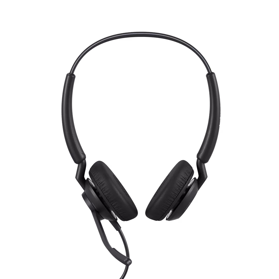 Jabra Engage 40 UC Duo USB-A Headset, Built-In Busylight, BalancedVoice, 2-Microphone System, Programmable Buttons, Control Unit USB Type-A, Black | 4099-419-279 thumbnail 3