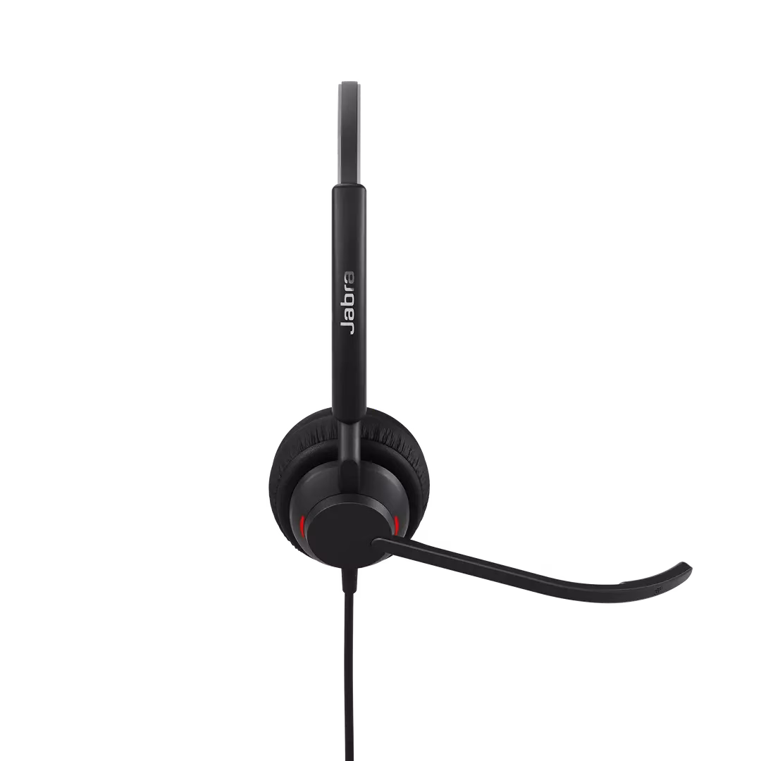 Jabra Engage 40 UC Duo USB-A Headset, Built-In Busylight, BalancedVoice, 2-Microphone System, Programmable Buttons, Control Unit USB Type-A, Black | 4099-419-279 thumbnail 4